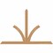 Ekena Millwork Richland Timber Gable Bracket, Western Red Cedar, 72"W x 48"H x 3 1/2"D x 3 1/2"F, 16/12 Pitch GBW072X48X0404RIC00SWR - alternate 1